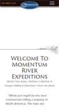 Mobile Screenshot of momentumriverexpeditions.com